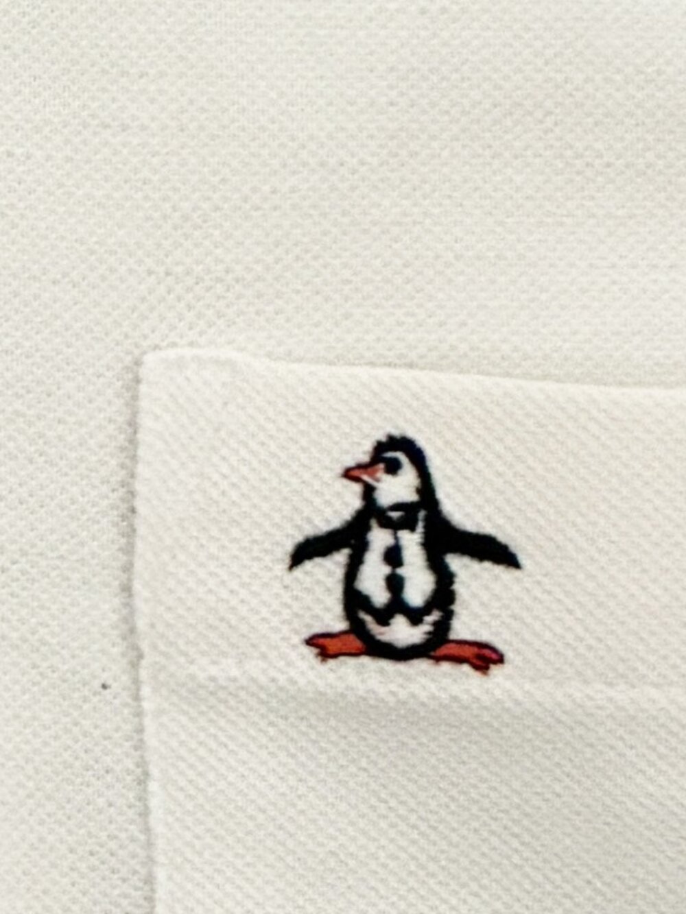Vintage Grand Slam Munsingwear Polo Shirt XL White Pete the Penguin Pique - Picture 4 of 5